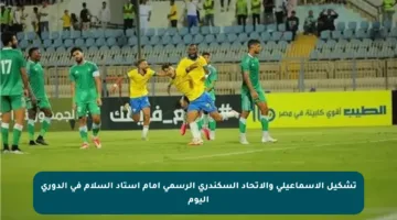 تشكيل الإسماعيلي والاتحاد السكندري الرسمي أمام استاد السلام في الدوري اليوم
